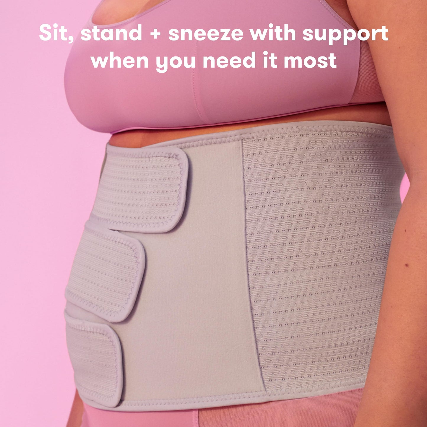 Postpartum Belly Binder With Adjustable Support