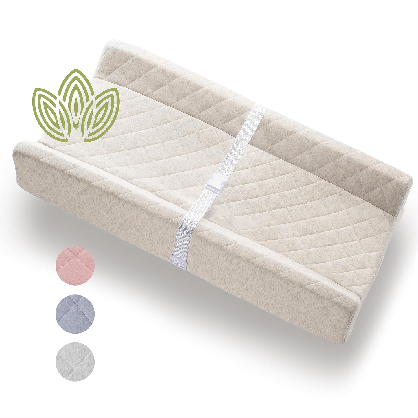 Organic Cotton Baby Changing Pad With Waterproof Foam
