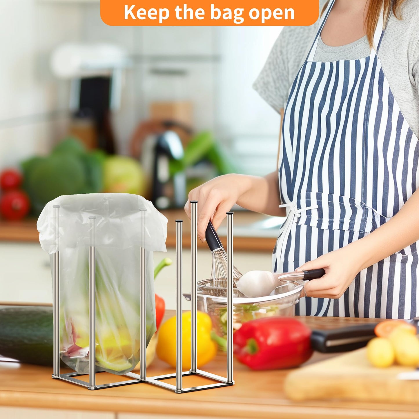 Foldable Bottle Drying Rack With Stainless Steel Design