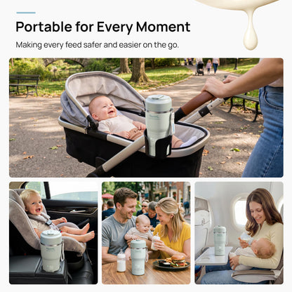 Portable Bottle Warmer With Fast Even Heating