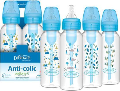 Anti-Colic Baby Bottle with Slow Flow Nipple