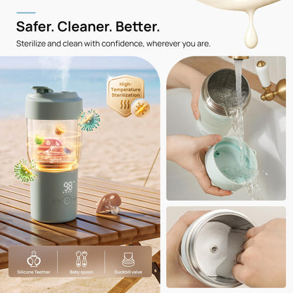 Portable Bottle Warmer With Fast Even Heating