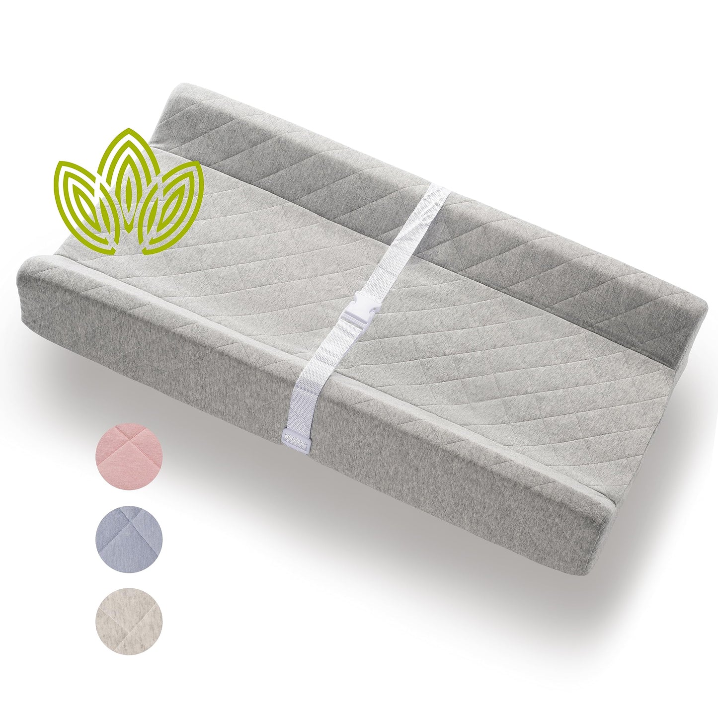 Organic Cotton Baby Changing Pad With Waterproof Foam